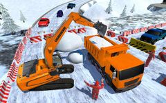 Real Heavy snow excavator simulator ekran görüntüsü APK 10