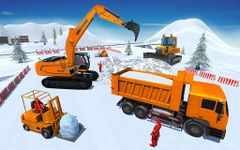 Real Heavy snow excavator simulator ekran görüntüsü APK 5