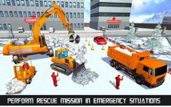 Real Heavy snow excavator simulator ekran görüntüsü APK 1