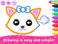 Tangkapan layar apk Kids Drawing Games for Girls! 