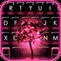 Ícone do Tema Keyboard Neon Pink Galaxy