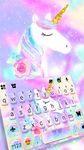 Pastel Unicorn Dream 키보드 테마의 스크린샷 apk 3