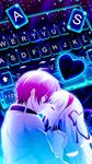 Chủ Đề Bàn Phím Romantic Neon Kiss ảnh màn hình apk 1