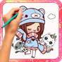 How to draw kawaii : Step by step Simgesi