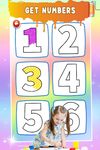 Glitter Number Coloring and Drawing Book For Kids screenshot apk 6