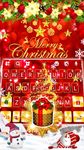 Captura de tela do apk Tema Keyboard Gold Red Christmas 2