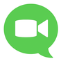 Ícone do Messenger para random video chat, chat de texto