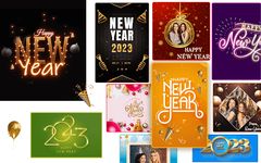 Happy New Year Photo Frame  - Photo Editor captura de pantalla apk 6