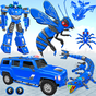 Flying Bee Transform Robot War: Robot Games icon