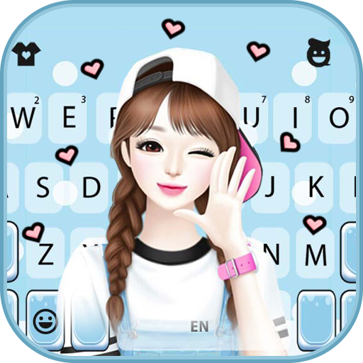 Chủ Đề Bàn Phím Lovely Sweet Girl 7.3.0_0426 Android - Tải