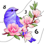 Ícone do Livro de colorir - pintar por numero