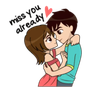 Ícone do apk Couple Story Stickers Packs - WAStickerApps