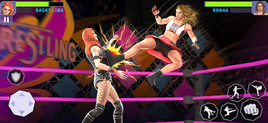 Image 1 of Women Wrestling Rumble: Backyard Fighting