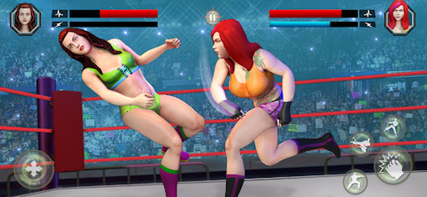 Image 11 of Women Wrestling Rumble: Backyard Fighting