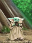 Imagen 1 de Fondo de pantalla de MandaIorian y Bebé Yoda