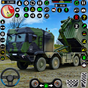 Ícone do jogo de caminhão do exército: jogos de caminhão
