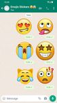 Tangkapan layar apk Stiker Emojis 3D baru WAStickerApps 7