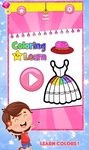 Screenshot 11 di Glitter Dress Coloring and Drawing for Kids apk