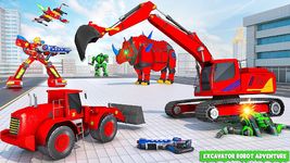 Snow Excavator Crane Transform Robot Shooting Game screenshot apk 22