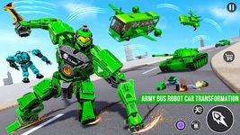 Скриншот 7 APK-версии Army Bus Robot Transform Wars – Air jet robot game