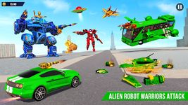 Скриншот 5 APK-версии Army Bus Robot Transform Wars – Air jet robot game