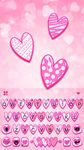 Captura de tela do apk Tema Keyboard Doodle Love Pink 