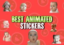 Screenshot 2 di WAstickerApps bambino Facce divertenti con frasi apk