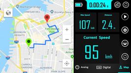 GPS ταχύμετρο : οδόμετρο και Ταχύτητα ιχνηλάτης στιγμιότυπο apk 1