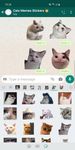 Tangkapan layar apk Baru lucu kucing meme stiker WAStickerApps 4