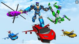 Flying Limo Robot Car Transform: Police Robot Game ảnh màn hình apk 1