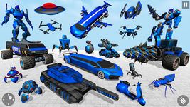 Flying Limo Robot Car Transform: Police Robot Game screenshot apk 11