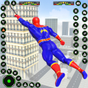 Flying Robot Rope Hero: Grand City Rescue Mission