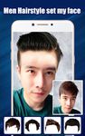 Men Hairstyle set my face image 2