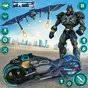 Flying Bat Moto Robot Bike Transform Robot Games