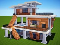 Картинка  New Modern House For Minecraft - Free Offline