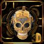 3D Golden Flaming Skull Live Wallpaper apk icon
