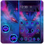 Aurora Space Wolf Eyes Theme APK