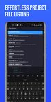 Tangkapan layar apk Code editor - Run JS, HTML, PHP and GitHub Client 8