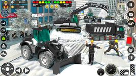 Real Snow Blower Excavator ekran görüntüsü APK 9