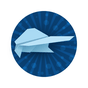 Иконка Оригами инструкции летающих бумажных самолётов