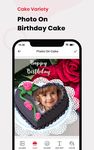 Screenshot 4 di Foto di nome sulla torta di compleanno apk