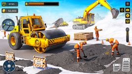 Neige Hors route Construction Excavatrice capture d'écran apk 4