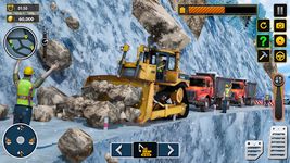 Neige Hors route Construction Excavatrice capture d'écran apk 7