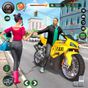 Real Flying Bike Taxi Simulator: Bike Driving Game icon
