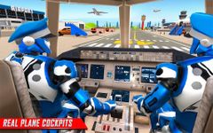 Screenshot 6 di Robot pilota d'aereo simulatore - giochi aerei apk