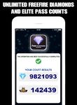 Free Diamonds & Elite Pass Pro Calc For Free Fire ảnh số 4