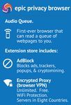 Captura de tela do apk Epic Privacy Browser -AdBlock/Vault/RPV/VPN grátis 2