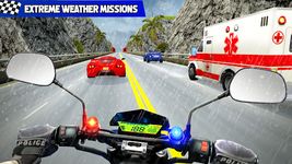 警察の自転車 ハイウェイライダー 交通レースゲーム のスクリーンショットapk 2