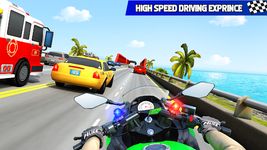 警察の自転車 ハイウェイライダー 交通レースゲーム のスクリーンショットapk 23