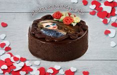 Name photo on birthday cake image 12